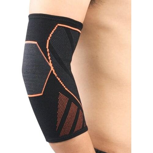 1pc Elbow Pad Sleeve Anti Slip Knitted Arms Wrap Cover Protector Fitness Football Basketball Women Mens Sportswear Accessories