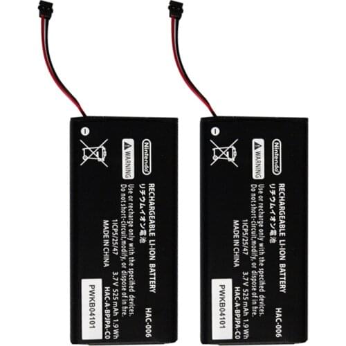 2Pcs HAC-BPJPA-C0 HAC-015/016 HAC-A-JCL-C0 HAC-A-JCR-C0 525mAh HAC-006 Battery For Nintendo Switch NS Joy Con Controller CO-006