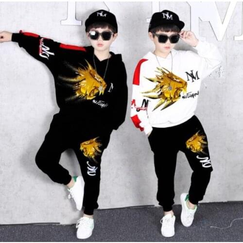 Kids Boys Clothing Set Autumn 2021 Cartoon Hoodies Pants Children Sports Suits Teenage Clothes Boys Tracksuit 6 8 10 12 13 Year