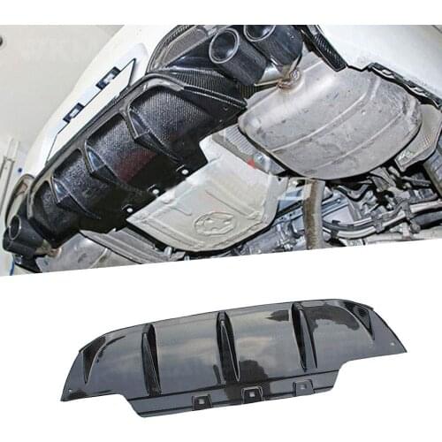 Carbon Fiber Car Rear Bumper Diffuser Lip for BMW 6 Series F06 F12 F13 M6 2012 - 2017 Rear Rear Diffuser Lip Guard Spoiler FRP