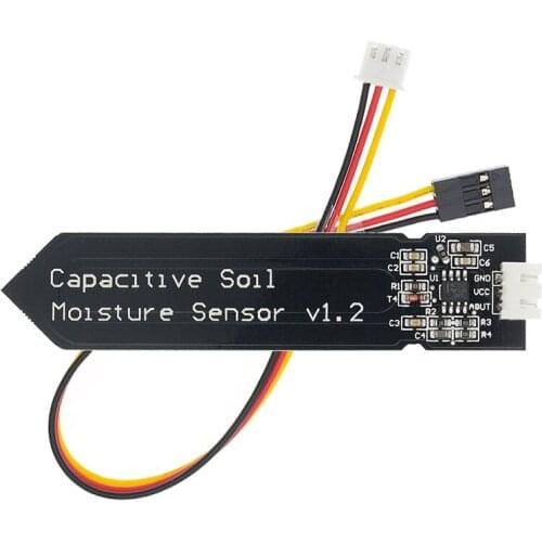 Capacitive soil moisture sensor Corrosion Resistant wide voltage wire Analog Capacitive Soil Moisture Sensor V1.2 For Arduino