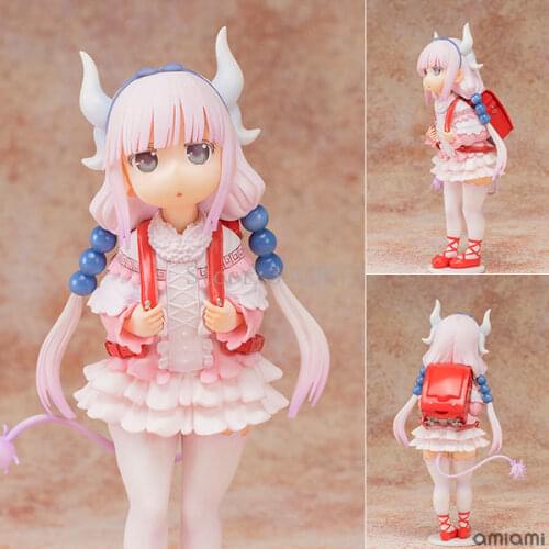 Miss Kobayashis Dragon Maid Anime Figure Kanna Kamui 1/6 scale Action Figure Toys Kanna Backpack Girl Figurine Model Doll Gift
