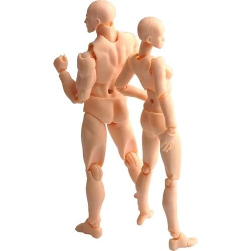14.5cm VERYCOOL 1/6 FX09B Nude Muscular Body Youth 2.0 Type PVC Female/Male Body Figure Movable Action Figure