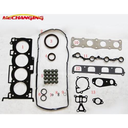G4KC For HYUNDAI SONATA V (NF) 2.4 16V Engine Rebuilding Kits Engine seal Gasket Full Set Engine Gasket 20910-25B00 50256800