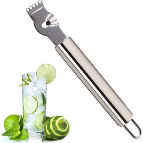 Stainless Steel Lemon Peeler Grater Lime Orange Citrus Fruit Vegetables Grater Peeling Knife Kitchen Gadgets Bar Accessories