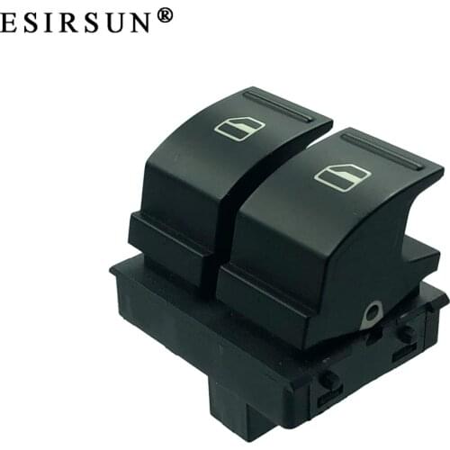 Esirsun Window Master Switch Control Button Fit For VW CADDY 2K GOLF MK5 JETTA EOS PASSAT B6 VARIANT,1K3959857A, 2K3 959 857A