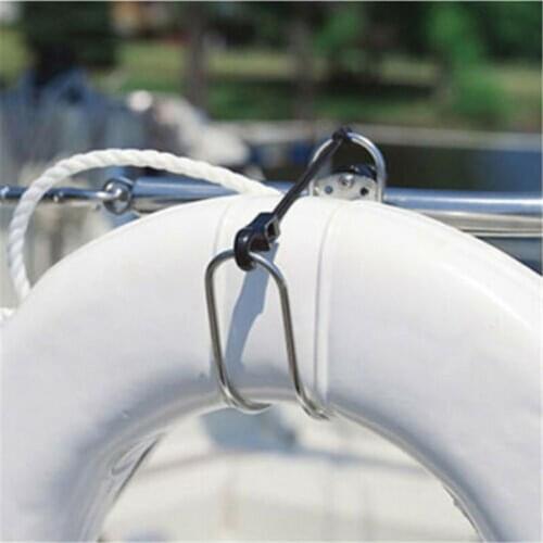 Stainless Steel Bracket Horseshoe Ring Bracket Marine Hardware Yacht Accessories Life.buoy Holder Boat Horseshoe Bracket