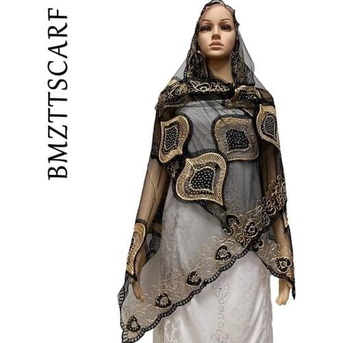 2020 New Small Scarf African Women Scarf small size scarf 2.0*0.5meter for shawls wraps BM818