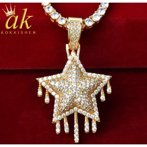 Meteor Shaped Pendant Necklace Hip Hop Rock Street Jewelry