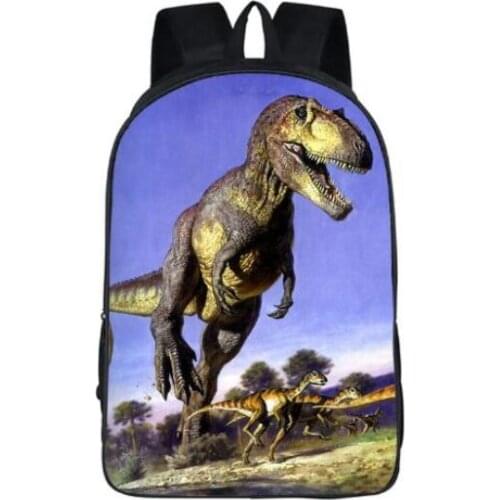 16inch Dinosaur School Bags for Girls Indoraptor Jurassic Velociraptor School Backpack Boys Bookbag Children Travel Gift