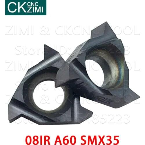 10pcs 08IR A60 SMX35 Carbide Insert Threading Turning Tool CNC tools carbide inserts threaded turning insert For stainless steel