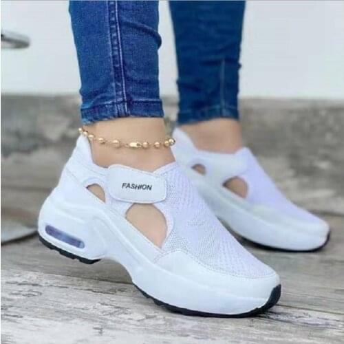 Womens Sneakers Platform Shoes 2021 Summer Women Mesh beathable Shoes Ladies Footwear big size 43 zapatillas mujer
