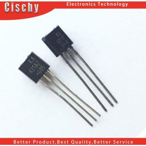 10pcs KA431AZ TO92 KIA431 TO-92 voltage reference chip
