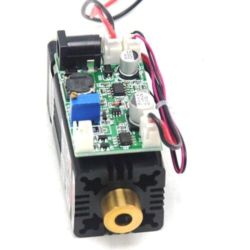 405nm 150mW Violet/Purple Blue Laser Diode Dot Module 12VDC w/TTL Good Cooling