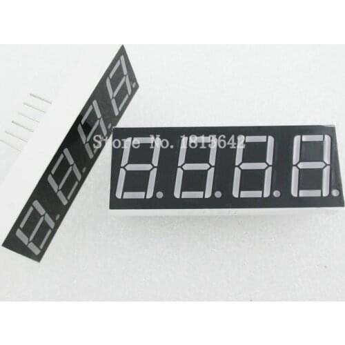 5PCS/LOT 4 bit 4bit Digital Tube Common Anode Positive Digital Tube 0.56" 0.56in. Red LED Display 7 Segment Digit