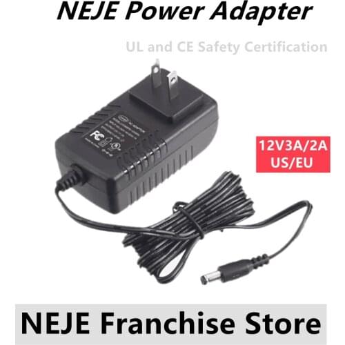 NEJE 12V 4A/3A/2A Power Adapter,Safety High Quality High Power for Laser Engraving Machine Cutting Machine Accessories