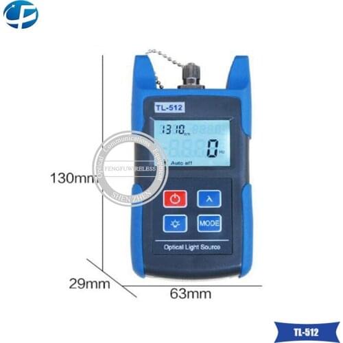 Factory price TL-512 Fiber optic laser light source with 1310 /1550nm Optical Power Meter