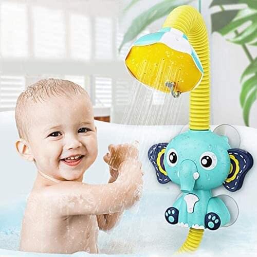Electric Water Spray Bath Toys Baby Bathroom Bathtub Faucet Shower Toys Strong Suction Cup Childern Water Game For Kids Gifts