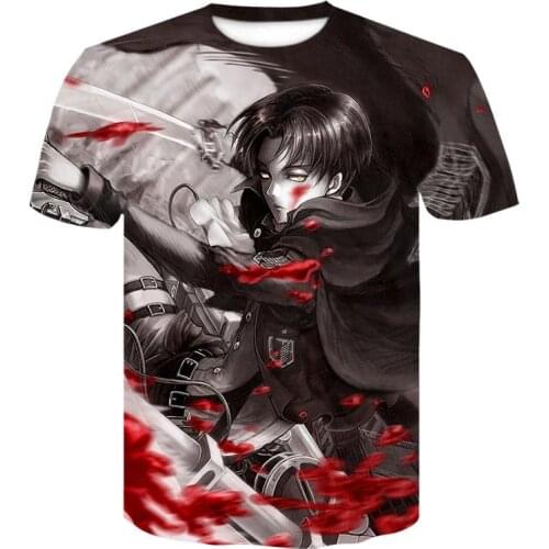 3D Printed T-Shirt Attack On Titan Team Cothing Men Women Cartoon Short Sleeve Cool Tees Fashion Casual t shirt Funny tshirt