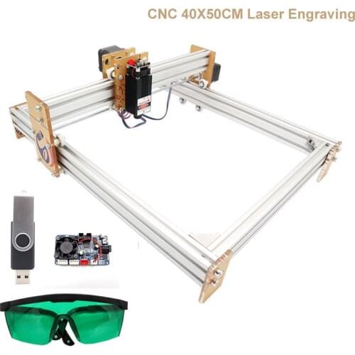 4050 CNC Laser Machine Printer,1000mw/2500mw/5500mw/7000mw/15w Big Laser for Desktop DIY Violet Laser Engraving Machine