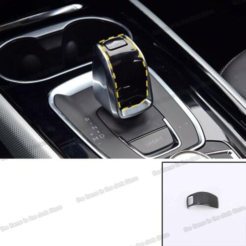 Lsrtw2017 Carbon Fiber Car Gear Shift Knob Cover for Chery Exeed TX TXL 2019 2020 2021 Interior Accessories Auto