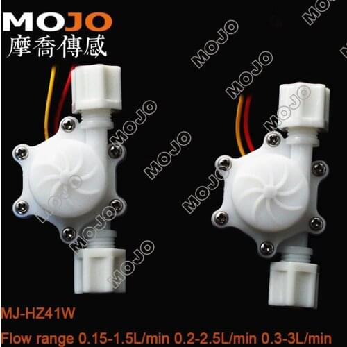 Medical apparatus and instruments Water flow sensor MJ-HZ41W 0.25-2.5L/MIN coffee machine water hall meter(5pcs/lot)