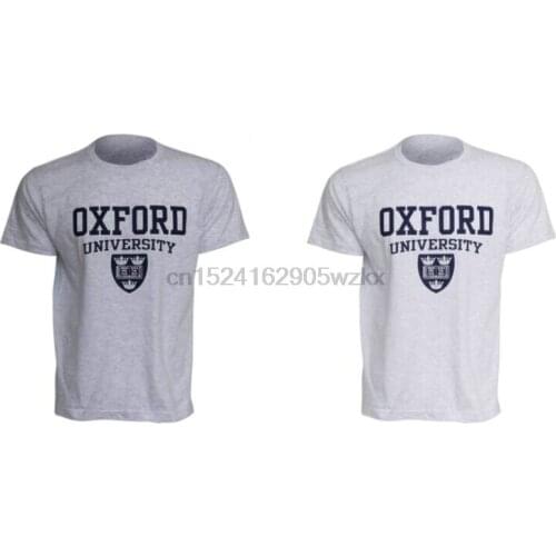 Mens Oxford University Print Short Sleeve Casual T-Shirt Top (SHIRT130)
