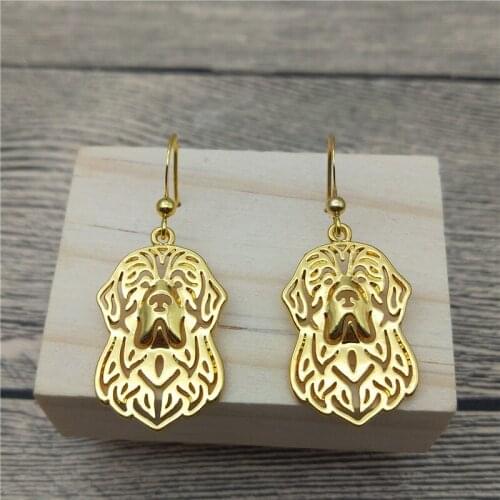 New Newfoundland Drop Earrings Trendy Style Newfoundland Dangle Earrings Fashion Pet Dog Earrings Women Jewellery
