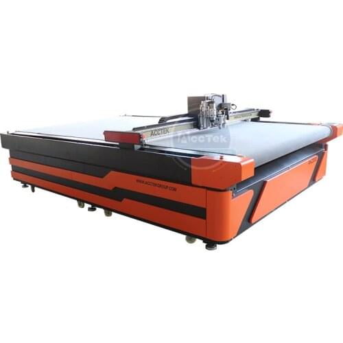China Hot Selling Cnc Oscillating Pneumatic Knife Cutting Machine For Leather Textile With Auto Feed