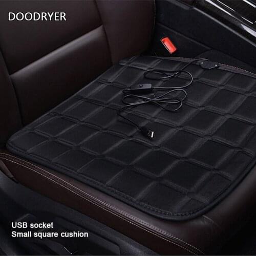 DOODRYER Heated car seat cover for Subaru all model forester Legacy impreza XV Outback Winter Pad Cushions car styling
