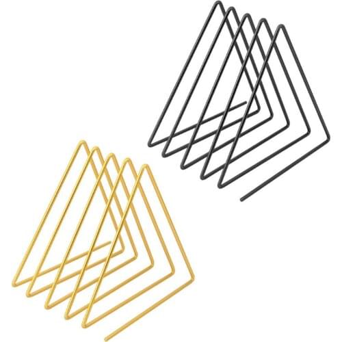 Nordic Triangle Shape Simple Book Support Stand Desktop Storage Rack Shelf Decor