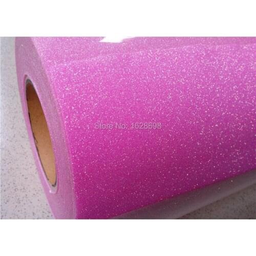 Custom glitter transfer design, glitter heat transfer vinyl CDG-13 Holo Pink color