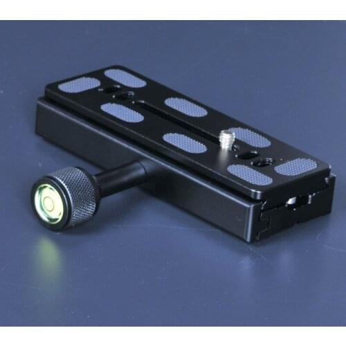 QR-120 Clamp Adapter Quick Release Plate 1/4"3/8" for Arca SWISS RSS Tripod Ball Head 120mm long Quick Release clamp