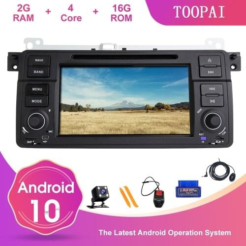 TOOPAI E46 Multimedia Player Android 10 For BMW M3 Rover 3 Auto Radio DVD Player GPS Navigation Steering Wheel Control
