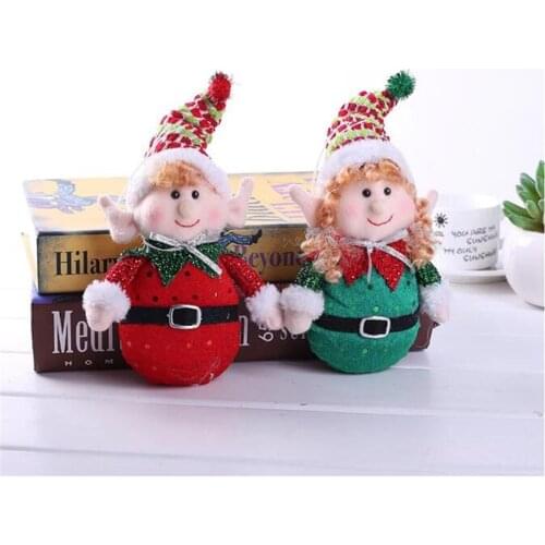 Decorations For Home Pendants Navidad Christmas Tree Ornaments Hanging Doll Craft Decor Supplier Kids Gift