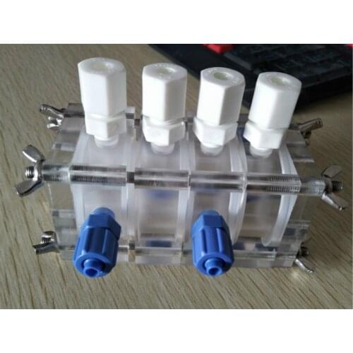 Hydrogen fuel cell. Microbial fuel miniature electrolytic cell. Two-chamber reactor with proton membrane MFC hydrogen