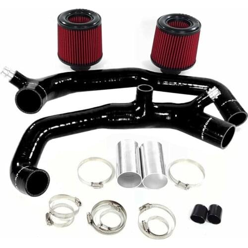 2.25" Intake Air Filter+1.75" OEM Inlet Silicone Hose Kit for BMW 135i 335i 535i Z4 N54