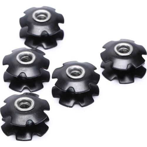 1pcs MTB Road Bike Cycling Steer Tube Headset Aluminum Star Nut 1 1/8" 28.6mm Bicycle Parts