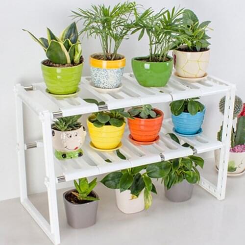 2-Tier Sink Rack Organizer Storage Expandable Adjustable Kitchen Shelf Holder D1