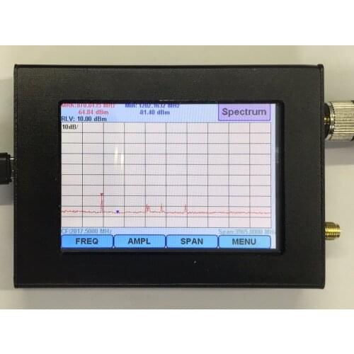 Spectrum network analyzer signal source tracking source 35-4400mhz amplitude bandwidth frequency full touch screen control