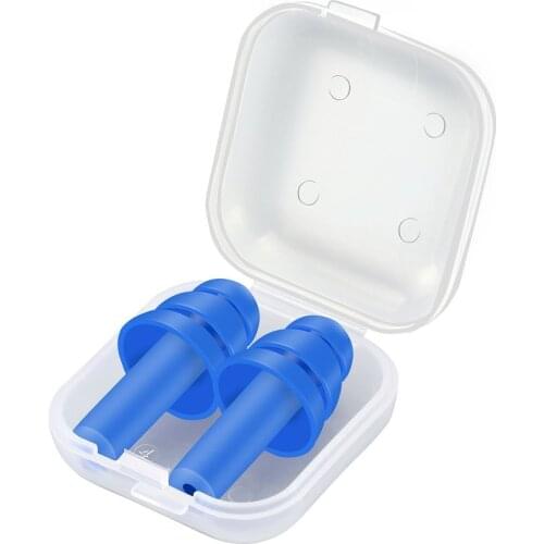 Hot Sale Soft Foam Silicone Ear Plugs Sound Insulation Ear Protection Earplugs Anti-noise Sleeping plugs with Storage Box