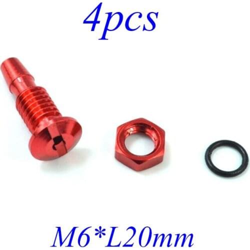 Free Shipping 4PCS RC Boat M6/M8 Nozzle Red Water Pipe Outlet Drain Mouth Spare Parts For DIY RC Boat Water Cooling System