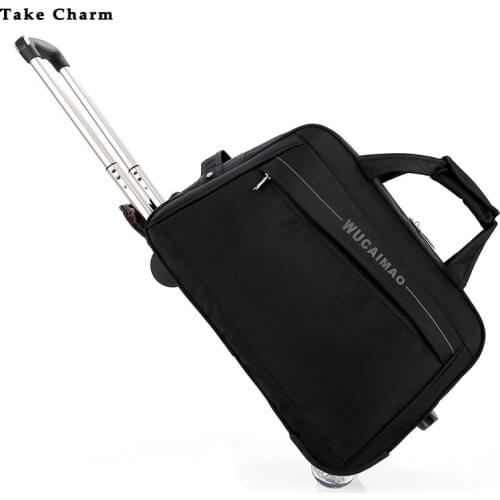 Large Capacity Women Trolley Bag Foldable Easy to Carry High Quality Outdoor Wheeled Travel Bag Mens Leisure Aircraft Bag