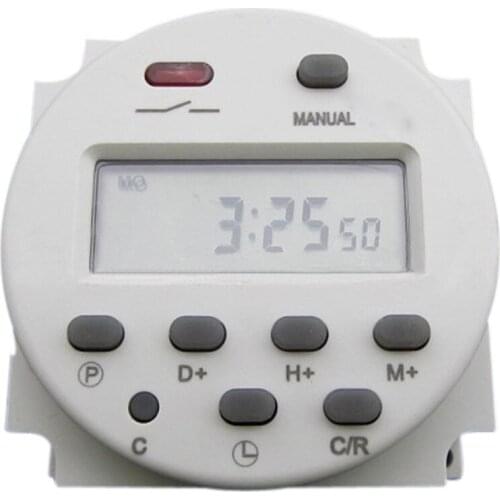 Timer AC220V-240V 16A LCD Digital Programmable Control Power Timer Time Switch Measuring Tools H8