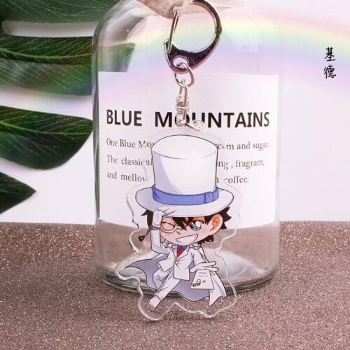 Detective Conan anime Acrylic keychain Pendant Keyring Cosplay surrounding key chains ornament new