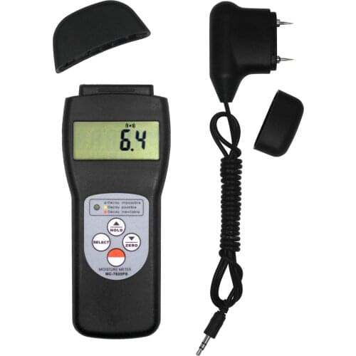 Wood Testing Instrument Usage and Electronic Power Portable Mutil-use Moisture Meter MC-7825PS pin&search type