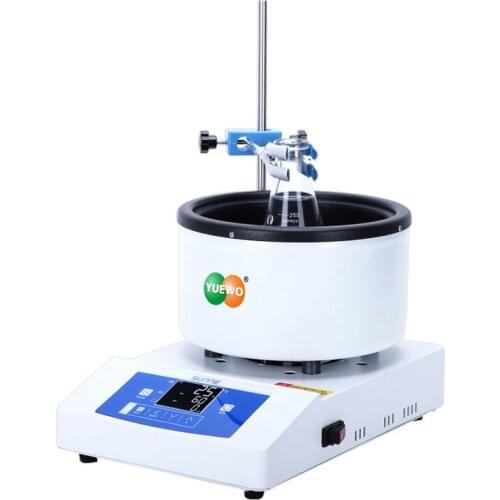 2000ML Intelligent magnetic stirrer electric heating jacket laboratory digital display constant temperature water and oil bath
