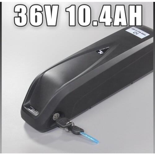 36v electric bike battery 10.4ah down tube Samsung lithium Hailong battery