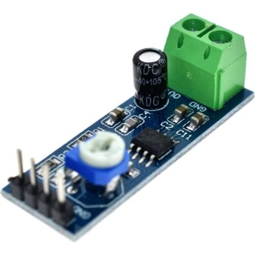 LM386 audio power amplifier module 200 times gain amplifier board mono power amplifier 5V-12V Input