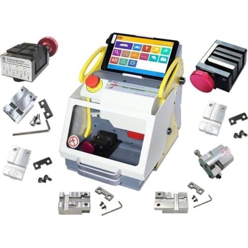 Best SEC E9 Full Clamp Car and house Digital key cutting machine Engraved Funtion key cutter key duplicating machine locksmith t